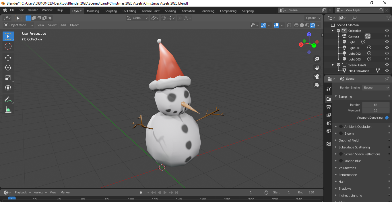 2-Ball Snowman preview image 2